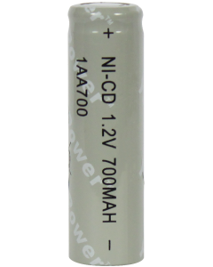 AA-paristo 1.2V 800mAh Ni-Cd (1 kpl)