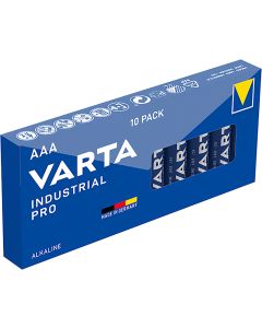 VARTA Industrial Pro AAA Batteri - 10 kpl.