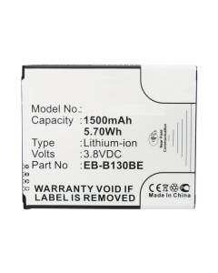 Akku mm. laitteelle Samsung Galaxy Ace 4 (Yhteensopiva) 4-napainen