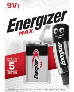 Energizer Max 9V/522 paristo (1 kpl.)
