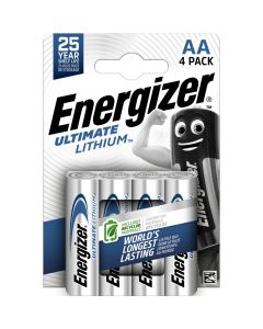 Energizer Ultimate Lithium AA / E91 / L91 paristot (4 kpl)