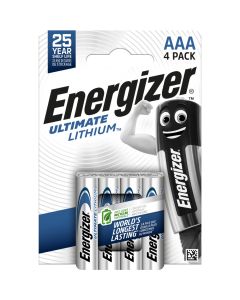 Energizer Ultimate Lithium AAA / E92 / L92 paristot (4 kpl)