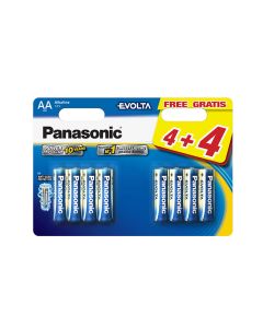 Panasonic Evolta LR6EGE/8BW 8 kpl paketti