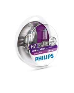 PHILIPS Auton polttimo H7 VISIONPLUS (+60%) - Kahden pakkaus