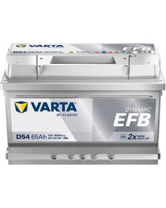 VARTA D54 - 12V 65Ah (Start-Stop Auton akku)