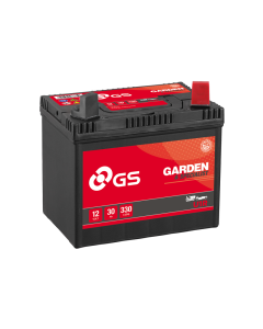 GS YUASA GS-U1R 12V 30Ah 330A akku mm. Puutarhatraktorille + oikea napa