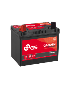 GS YUASA GS-U1 12V 30Ah 270A Akku mm. puutarhatraktorille + vasen napa