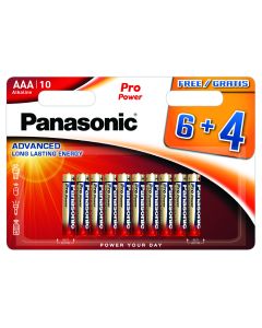 Panasonic Pro Power AAA paristot - 10 kpl Läpipainopakkaus