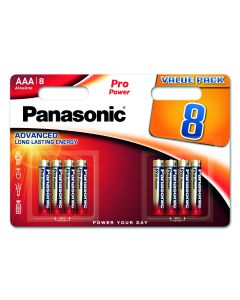 Panasonic Pro Power AAA paristot - 8 kpl Läpipainopakkaus