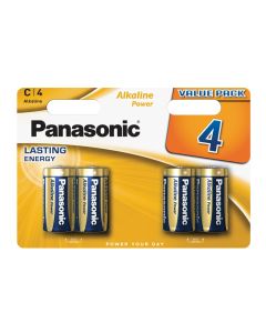 Panasonic Alkali Power C / Baby paristot - 2 kpl Läpipainopakkaus