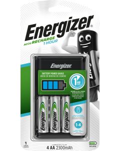 Energizer Ultra Fast laturi EU Sis. 2 x AA 2300mAh Energizer paristo