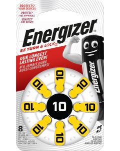 Energizer Kuulokoje 10 Paristoilla (8 kpl Pakkaus)