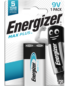 Energizer Max Plus 9v/522 (1 kpl läpipainopakkaus)
