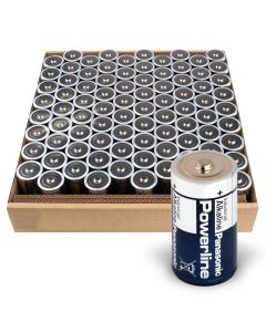 Panasonic LR20 Powerline D Alkaline paristo (85 kpl. Pakkaus)