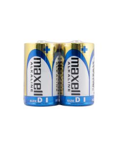 Maxell Long life Alkaline D / LR20 kutisteparistot - 2 kpl.