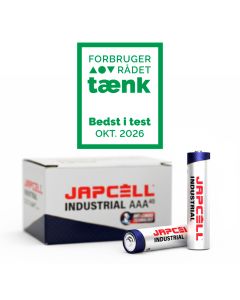 Japcell Industrial AAA/LR03 -alkaliparistot – 40 kpl
