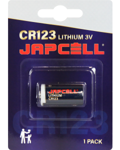 JAPCELL Lithium CR123 -akku