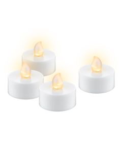 Goobay Tealight LED 4 kpl valkoinen ja ajastin