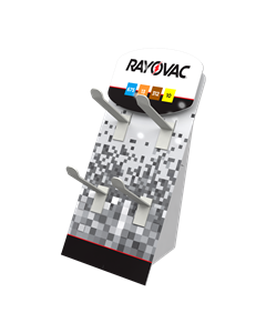 Rayovac display - 4 hook counter display