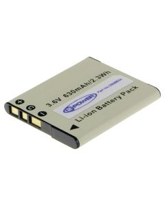 2-tehoinen NP-BN1-akku Sony-kameralle 3,6 V 630 mAh