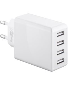 Goobay 4-stiks USB lader 30W