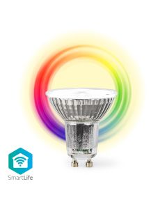 Nedis Smartlife fuld farve pære - WiFi GU10 345lm hvid