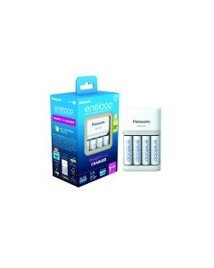 Panasonic Eneloop Fast Latuger AA/AAA -akkuille. 4 kappaletta. Eneloop aa k-kj55mcd40e