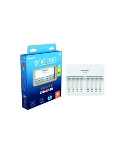 Panasonic Eneloop latautuu 8 kpl. AA/AAA-paristot BQ-CC63E