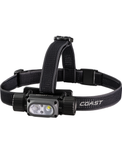 COAST WPH34R Vedenpitävä ladattava otsalamppu, 2000 lumenia