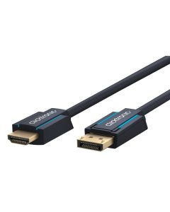 Clicktronic Active DisplayPort ja HDMI -sovitinkaapeli 4K @ 60 Hz - 1M