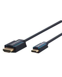 Clicktronic USB -C - HDMI -sovitinkaapeli 4K @ 60 Hz - 2M