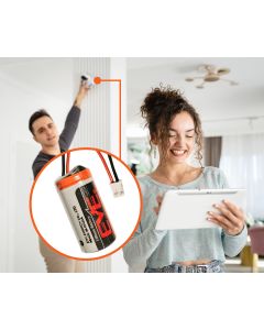 Paristo Verisure Camera Detectoriin - 3V 1350mAh akku