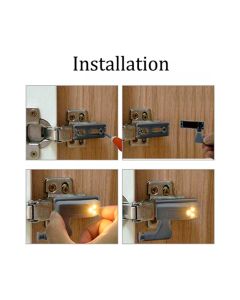 Skabslys LED – Hængselmontering