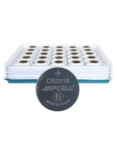 JAPCELL Lithium CR2016 Paristot - 200 kpl. - Teollisuuspakkauksessa