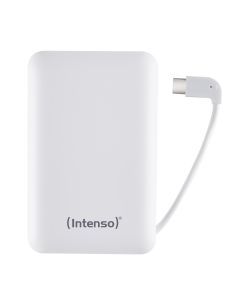 Intenso® Powerbank XC10000 10.000 mAh USB-A/USB-C. Integroitu USB-C-kaapeli