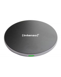 Intenso® Langaton Laturi QI 15W Musta, Alumiini sisältäen USB-C-kaapelin ja 20W pikalaturin (PD 3.0/QC 4.0)
