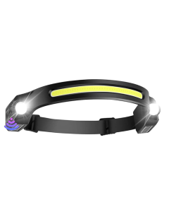 Japcell HLS650 Ladattava otsalamppu anturilla - 650 lumenia