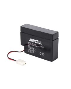 Japcell JC12-0.8AMP 12V 0.8Ah lyijyakku AMP-liittimellä varustettuna
