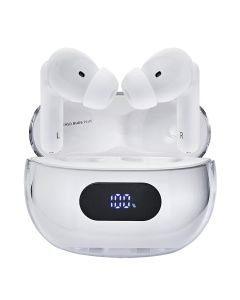 Intenso® T312AE Langattomat In-Ear kuulokkeet aktiivisella melunvaimennuksella ja ENC – Valkoinen