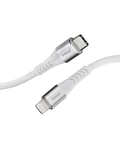 Intenso® USB-C - Lightning lataus- ja datakaapeli, 27W/PD/MFI – 1,5 m