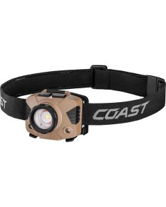 Coast FLX7 otsalamppu, 700 lumenia punaisella ja vihreällä valolla