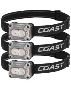 3 kpl Coast FLX15R -otsalamppu, 1000 lumenia