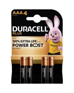 Duracell PLUS POWER BOOST AAA / MN2400 / LR03 (4 kpl)
