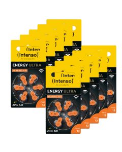 Intenso Str. 13 (A13) kuulokojeiden paristot - 60 kpl.