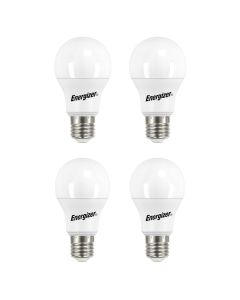 Energizer E27 LED GLS lamppu 8.5W (806lm), 3000K, lämmin valkoinen, 4 kpl.