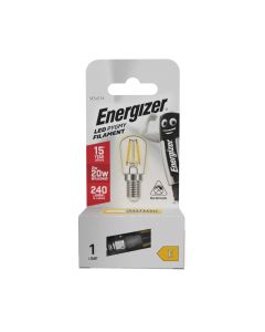 Energizer E14 LED glødepære 2W (240lm), 3000K, Varm hvid