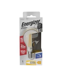 Energizer E27 LED GLS glødepære 5W (550lm), 2700K, Varm hvid, Dæmpbar