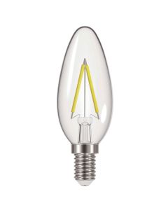Energizer E14 LED glødepære 2W (250lm), 2700K, Varm hvid