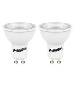Energizer GU10 LED-lamppu 4,2W (345lm), 3000K, lämmin valkoinen, 2 kpl.