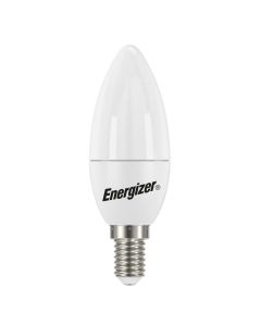 Energizer E14 LED kertepære 4.9W, (470lm), 3000K, Varm hvid, 2 stk.